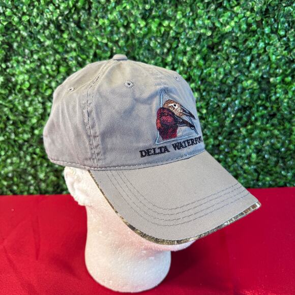 NWT Mossy Oak Delta Waterfowl Camo Bill Hat Cap Adjustable Strap - Picture 4 of 7